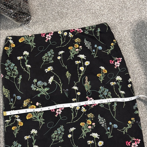 Sanctuary Black Floral Pencil Skirt - Picture 8 of 11